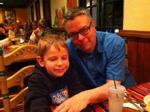 40lbs of tortilla chips later, the youngest is full but a little tired