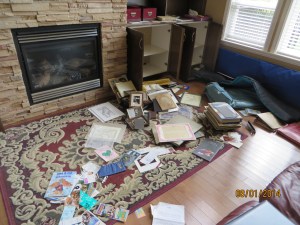 All the stuff that didn't fit into any of the existing piles, boxes or containers