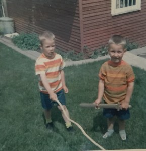 We didnt have TV. We had sticks.