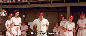 There's no crying in baseball
