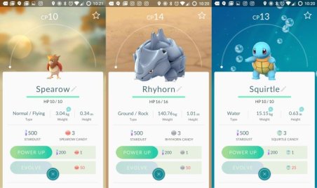 see the Pokemon? See the candies? See the stardust?