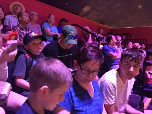 This is us trying to figure out how to get to the Adventure Dome.