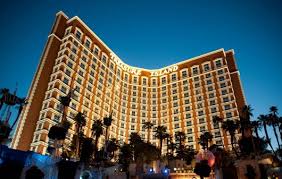 Our destination. Las Vegas. The Treasure Island Hotel. No pirates, though. They've been killed