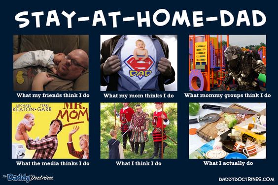 Stay at home dad meme